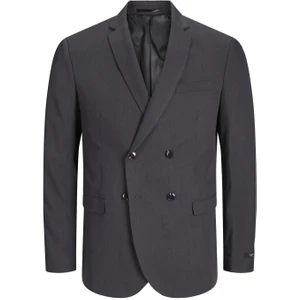 Jack & Jones Yazlık Slim Fit Koyu Gri-Melanj Erkek Ceket 12215745