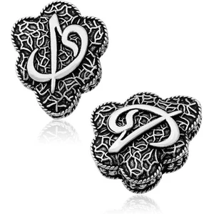Stil Love ​gümüş Işlemeli Elif Vav Motifli Tesbih Imamesi