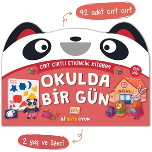 Cırt Cırtlı Etkinlik Kitabım - Okulda Bir Gün (2+ Yaş)