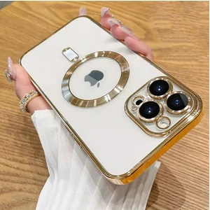 Dexmoni Phone 11 Pro Max Kılıf Magsafe Şarj Özellikli Kamera ve Lens Korumalı Esnek Silikon Dempre Case