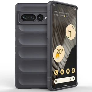 Google Pixel 7 Pro Için Kaymaz Silikon Telefon Kılıfı - Koyu Gri (Yurt Dışından)