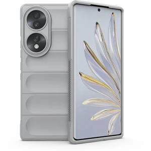 Honor 70 Için Kaymaz Silikon Telefon Kılıfı - Gri (Yurt Dışından)
