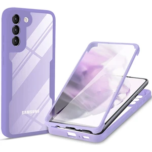 Samsung Galaxy S21 Fe 5g Için Yumuşak Tpu Ekran Koruyucu Telefon Kılıfı - Mor (Yurt Dışından)