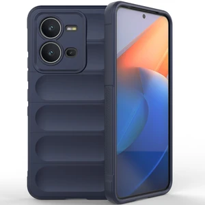 Vıvo V25 5g Için Kaymaz Silikon Telefon Kılıfı - Lacivert (Yurt Dışından)
