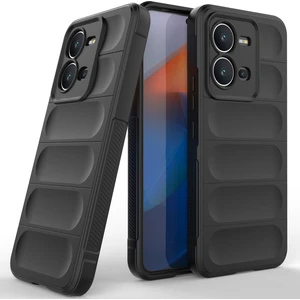 Vıvo V25 5g Için Kaymaz Silikon Telefon Kılıfı - Siyah (Yurt Dışından)
