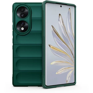 Honor 70 Için Kaymaz Silikon Telefon Kılıfı - Yeşil (Yurt Dışından)