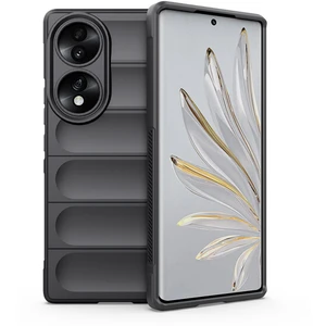 Honor 70 Için Kaymaz Silikon Telefon Kılıfı - Koyu Gri (Yurt Dışından)