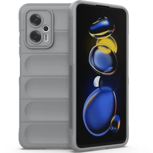 Xiaomi Poco X4 Gt 5g Için Kaymaz Silikon Telefon Kılıfı - Gri (Yurt Dışından)
