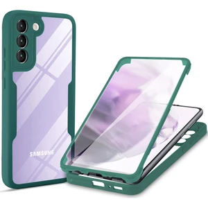 Samsung Galaxy S21 5g Için Yumuşak Tpu Ekran Koruyucu Telefon Kılıfı - Yeşil (Yurt Dışından)