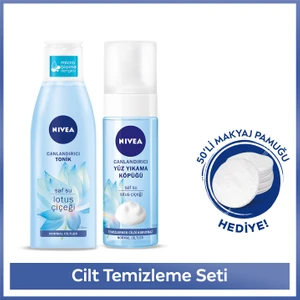Nıvea Canlandırıcı Yüz Yıkama Köpüğü Kuru/hassas Cilt 150 ml + Nıvea Canlandırıcı Tonik Kuru/hassas Ciltler 200 ml