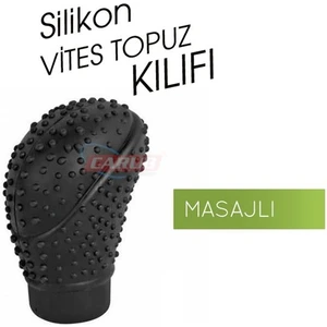 Temiz Pazar Carub Vitestopuz Kılıfı Silikon Oval Masajlı Siyah