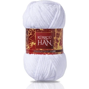 Kürkçü Han Kadife 100GR 95MT Örgü Ipi Khkad