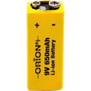 9V 650MAH Li-Ion Şarj Edilebilir Pil