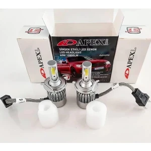 LED Xenon H27 Şimşek Etkili LED Xenon 60 W 10800 Lumen APEXİH27-15