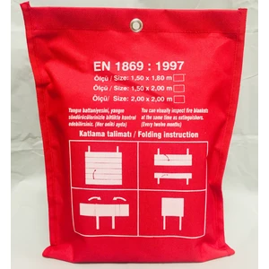 100CM X150CM Yangın Söndürme Battaniyesi