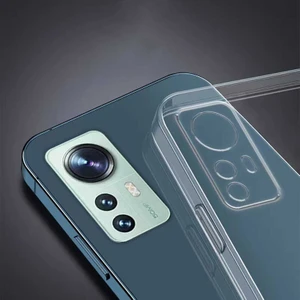Xiaomi Mi 12 Lite Kamera Korumalı Şeffaf Yumuşak Silikon Kılıf