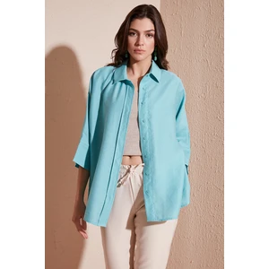 Truvakar Kol Oversize Yazlık Gömlek Bayan Gömlek 514344032