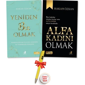 Yeniden Biz Olmak - Alfa Kadını Olmak - 2 Kitap + Alfa Moda Lisanslı Kalem
