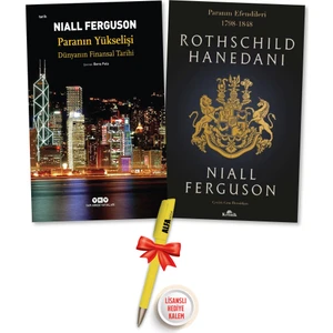 Paranın Yükselişi + Rothschild Hanedanı Paranın Efendileri (Niall Ferguson) 2 Kitap + Alfa Kalem