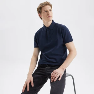 Nautıca Erkek Lacivert Slım Fıt Kısa Kollu Polo K35062T.4NV
