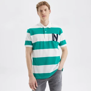 Nautıca Erkek Yeşil Classic Fıt Kısa Kollu Polo K35508T.3PX