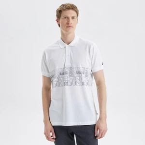 Nautıca Erkek Beyaz Classic Fıt Kısa Kollu Polo K35513T.1BW