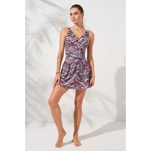 Pierre Cardin Lena Kruvaze Formlu Şortlu Elbise Mayo Tıger 231130-T