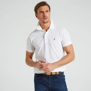 Nautıca Erkek Beyaz Classic Fıt Kısa Kollu Polo K35501T.1BW