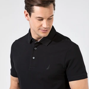 Nautıca Erkek Siyah Slım Fıt Kısa Kollu Polo K35052T.0TB
