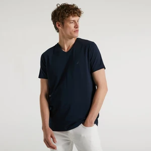 Erkek Lacivert Standart Fit T-Shirt V35013T.4NV