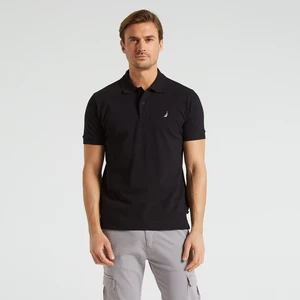 Nautıca Erkek Siyah Classic Fıt Kısa Kollu Polo K35501T.0TB