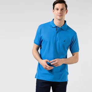 Nautıca Erkek Mavi Classic Fıt Kısa Kollu Polo K35000T.4CM