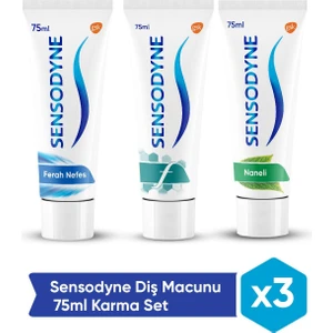 Diş Macunu 75ML Karma Set x 3 Set