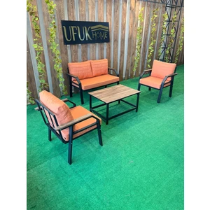 Ufuk Home Kavacık 2 1 1 Sehpalı Bahçe Takımı, Balkon Mobilyası, Bahçe Masa Takımı, Balkon Takımı, Çay Seti