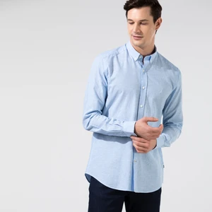 Nautıca Erkek Mavi Slım Fıt Uzun Kollu Gomlek W35000T.4NN