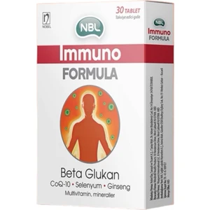Nbl Immuno Formula Selenyum ve Beta Glukan İçeren Takviye Edici Gıda