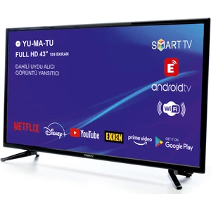43" 109 Ekran Uydu Alıcılı Full HD Smart Android 11.0 LED TV