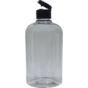 Boş Pet Şişe 500 ml + Filtp Kapak 2 Adet