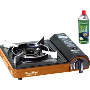 Tekli Portatif Kamp Ocak Gaz Stop Emniyetli + 1 Adet 227 Kartuş