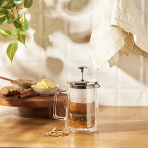 Double Glass Çift Cidarlı French Press 600 ml