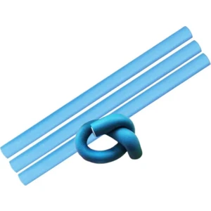 Hair Clips 4'lü Sosis Bigudi - Mavi