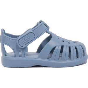 S10271 Tobby Solid Mavi Ortopedik Günlük Kız Çocuk Sandalet