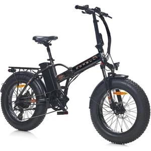 Voniq 20 Jant 42 Folding Fat Bike Elektrikli Bisiklet Siyah