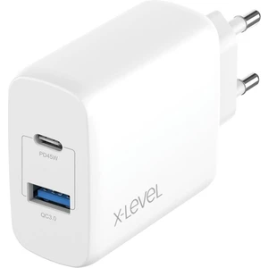 X-ChargerBoost PD 45W Type-C & USB-A Port Ultra Hızlı Şarj Adaptörü - GaN Teknolojili