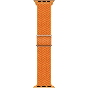 Apple Watch Se 2022 40MM Kordon Braided Loop Band Turuncu