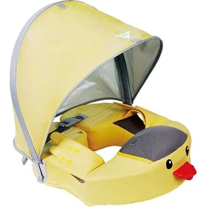 Mambobaby Yeni Çocuklar Için Emniyet Kilitli Gölgelikli Yüzme Simidi  Swimsafe Kolluk  Simit 8-36 Ay