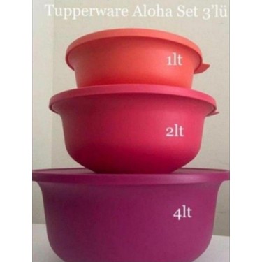 Tupperware ３色ボウル Tupperware Aloha Set Fiyatı, Taksit Seçenekleri ile Satın Al