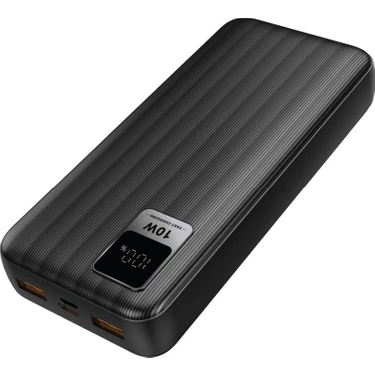 Dexim K52 20.000 Mah LED Göstergeli Powerbank Siyah -