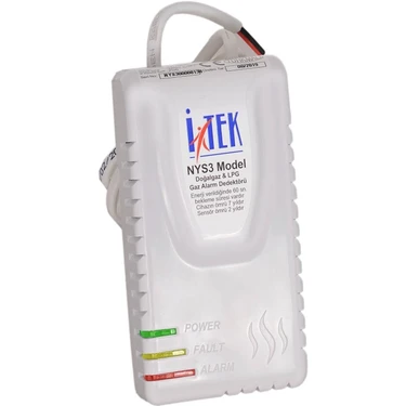 EC Shop İTEK Itek Doğalgaz Alarm Cihazı Nys-3 Model Gaz Dedektörü Güvenceli Yüksek