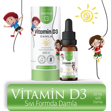 Erbatab Vitamin D3 Kids 20 ml 400 IU